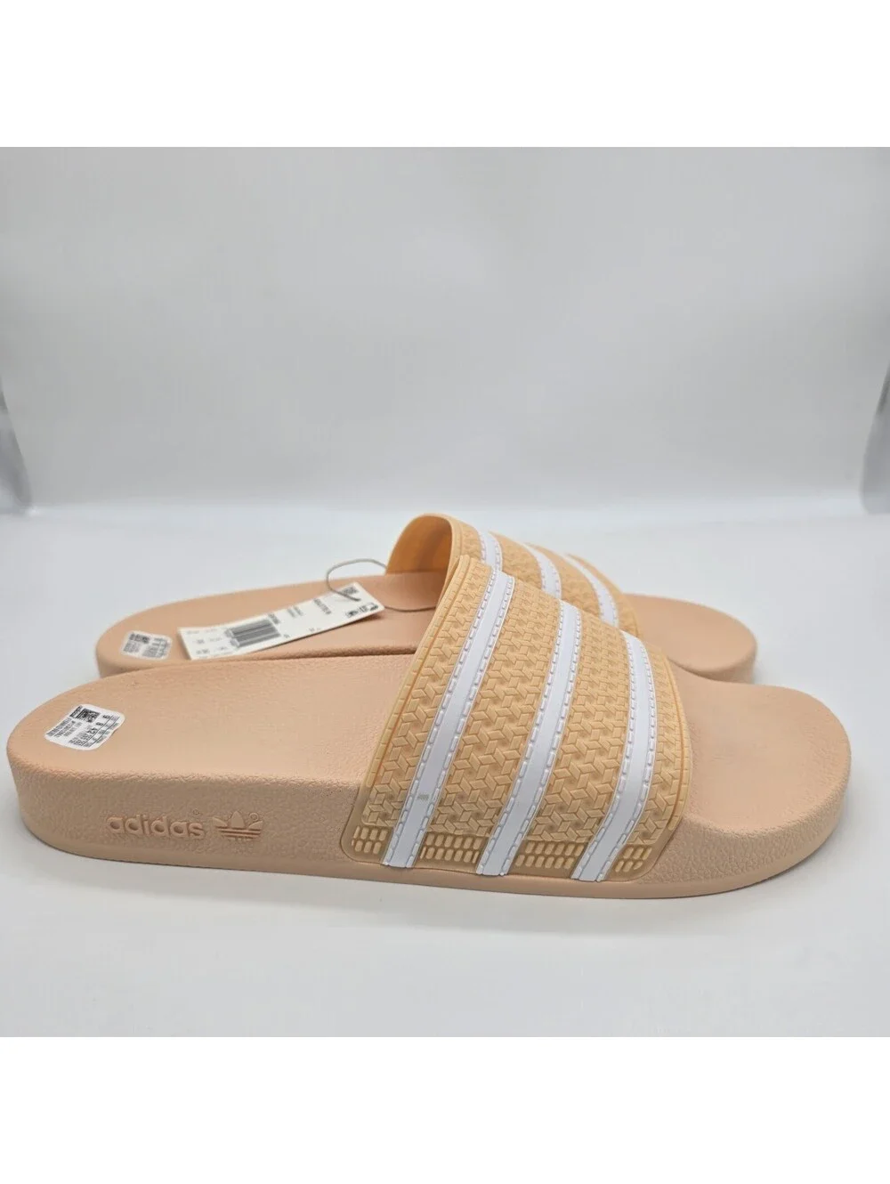 Adidas Originals Adilette Slides | Women's US size 9 | NWT, Halo Blush / Peach